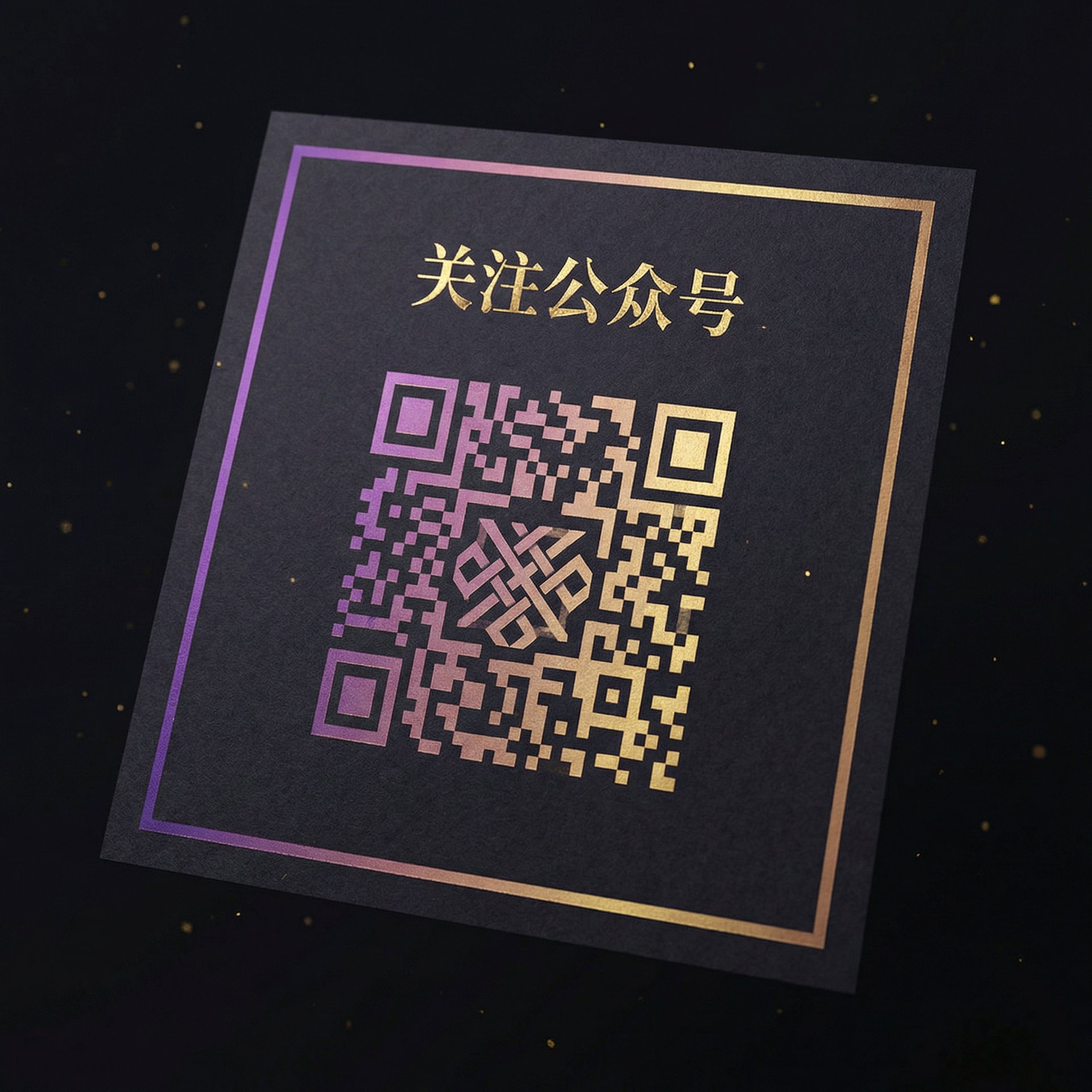 黑丝公众号二维码